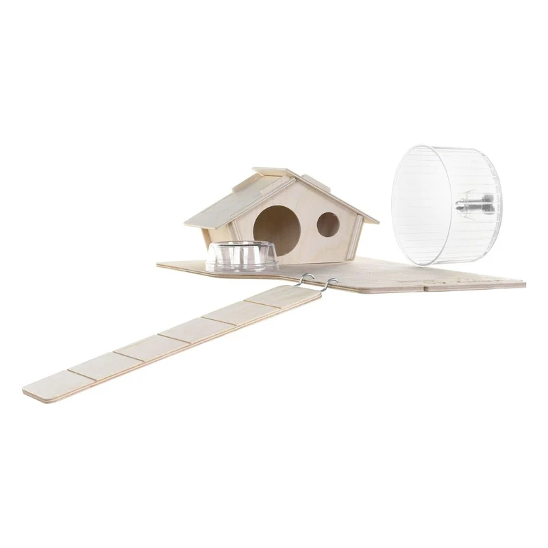 Cage Zolux Bois Métal Plastique 48 x 48 x 36 cm (1 Pièce)