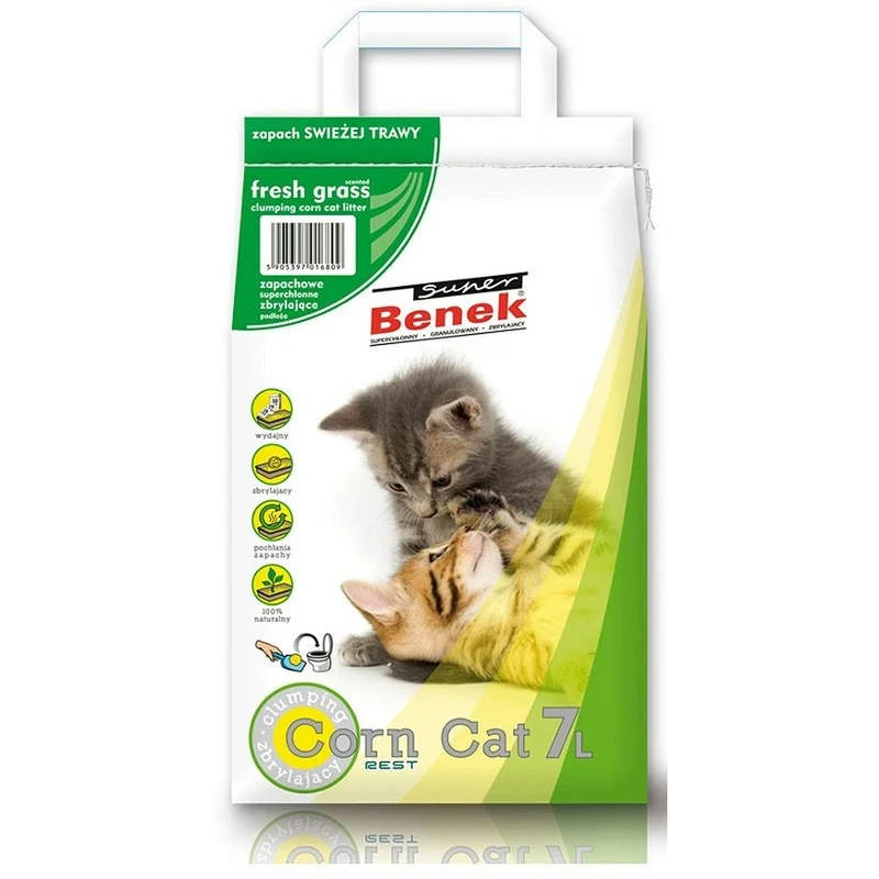 Sable pour chats Super Benek Hierba 7 L