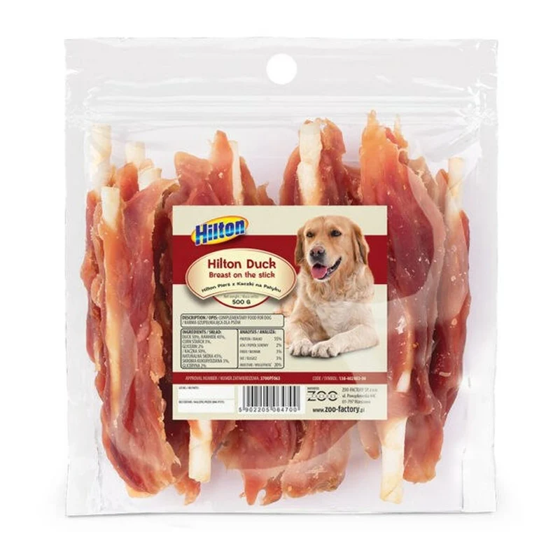 Snack pour chiens Hilton Canard 500 g