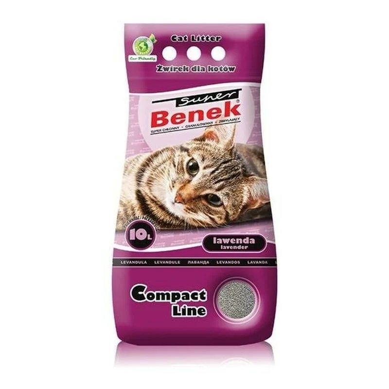 Sable pour chats Super Benek Lavande 10 L