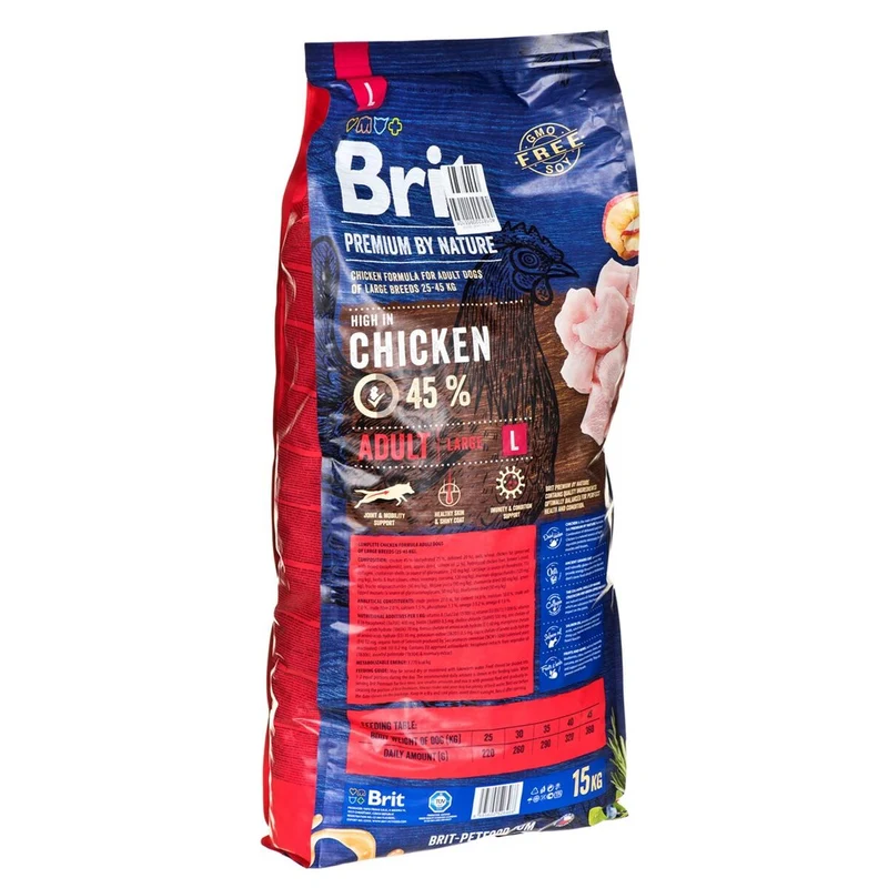Nourriture Brit Nature Adult Large Adulte Poulet 15 kg