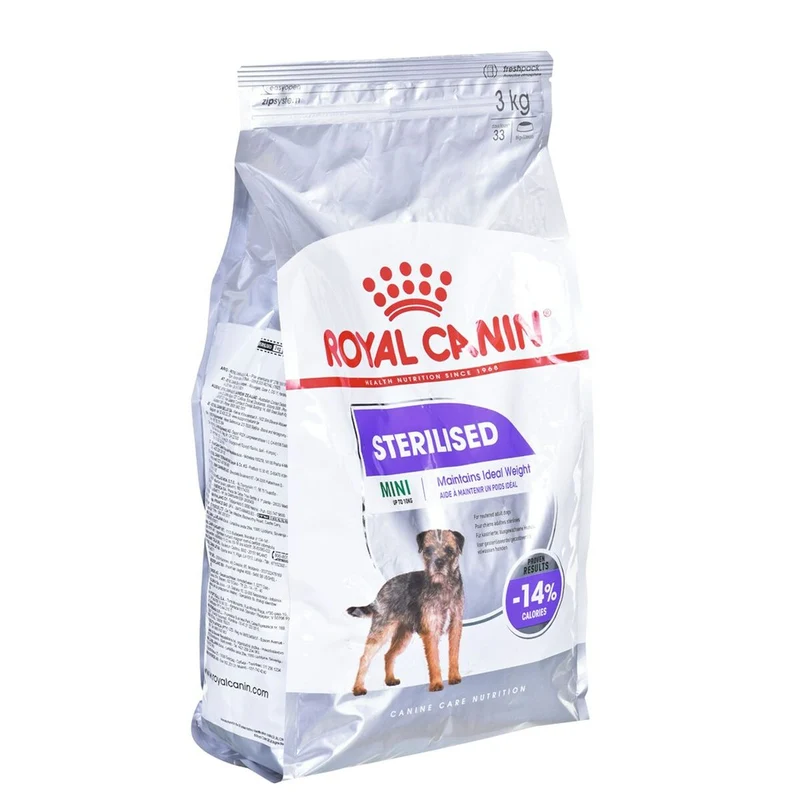 Nourriture Royal Canin Mini Sterilised Adulte Poulet 3 Kg