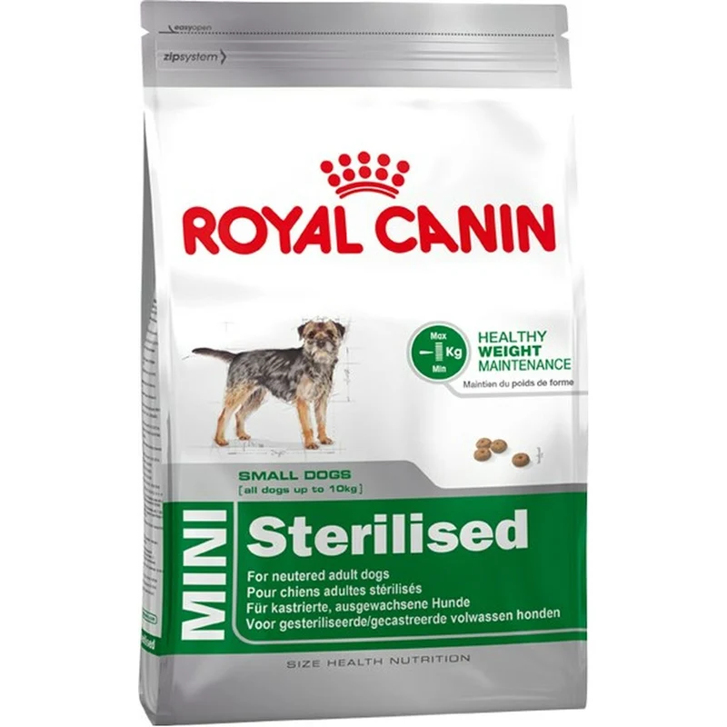 Nourriture Royal Canin MINI Sterilised Adulte Poulet 8 kg