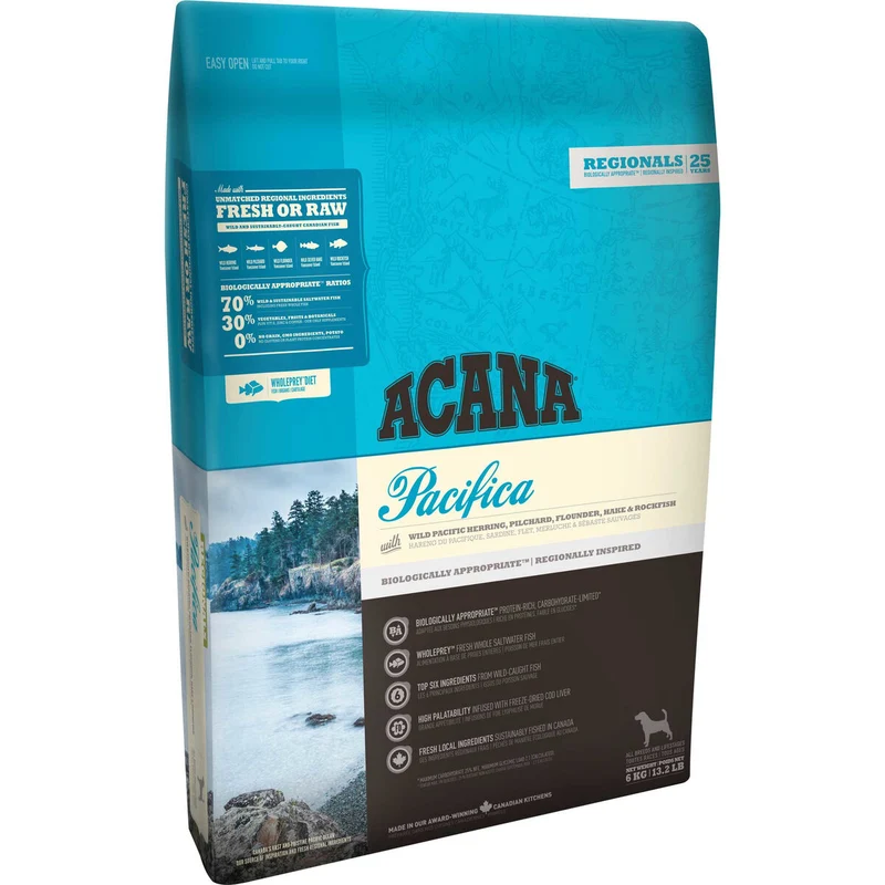 Nourriture Acana Dog TF Regionals Pacifica Poisson 11,4 Kg