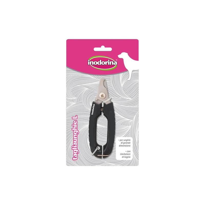 Ciseaux à ongles Inodorina Noir Acier L