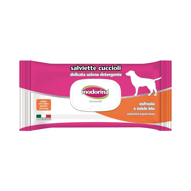Lingettes humides pour animaux domestiques Inodorina 40 Unités