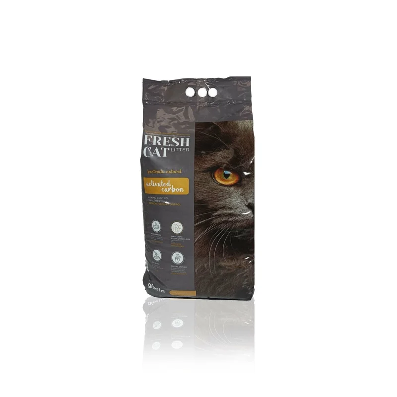 Sable pour chats Gloria Charbon actif Neutre 15 kg