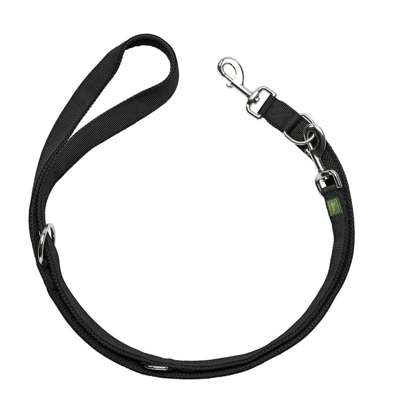 Laisse pour Chien Hunter DIVO UP Noir 1,5 x 200 cm