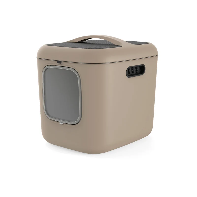 Bac à litière pour chats Rotho My Pet Biala XL Marron Plastique recyclé