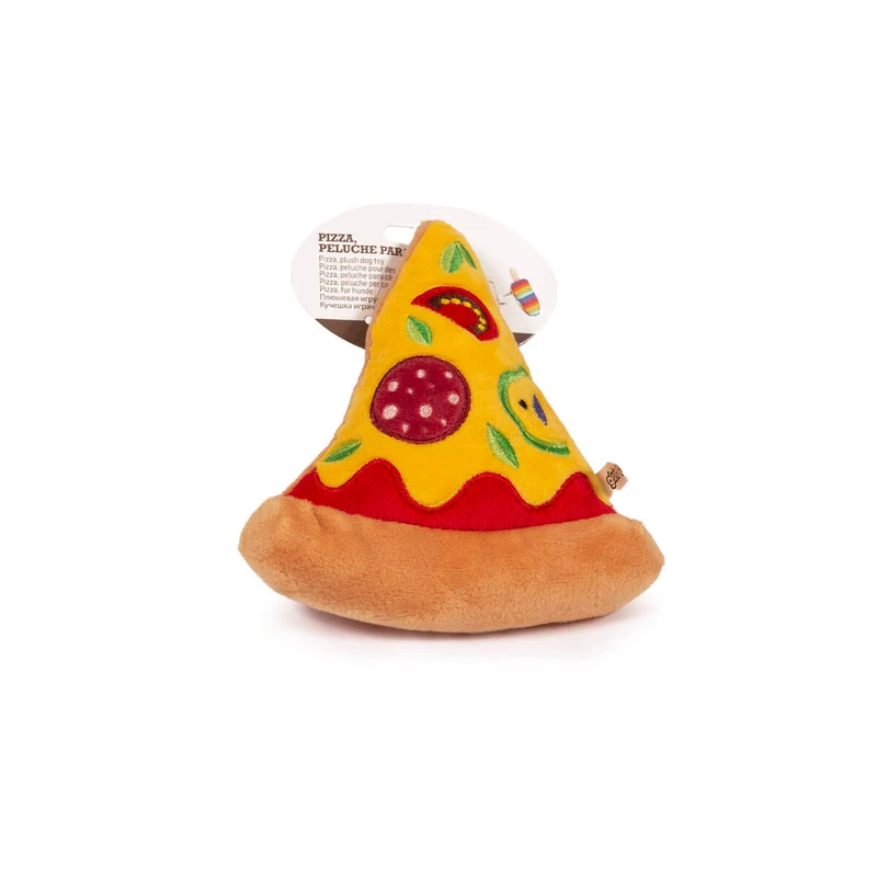 Jouet pour chien en peluche Gloria Pizza Multicouleur Polyester polypropylène