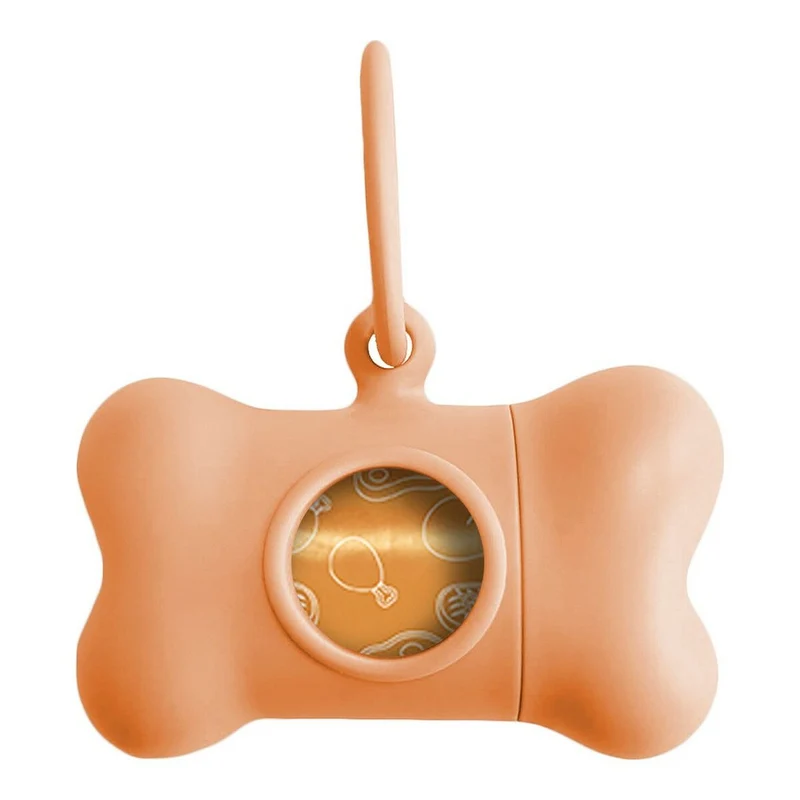 Distributeur de Sacs pour Animaux Domestiques United Pets Bon Ton Provenzal Chien Orange (8 x 4,2 x 5 cm)