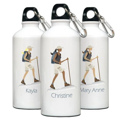 Go Girl Personalized Hiking Water Bottle