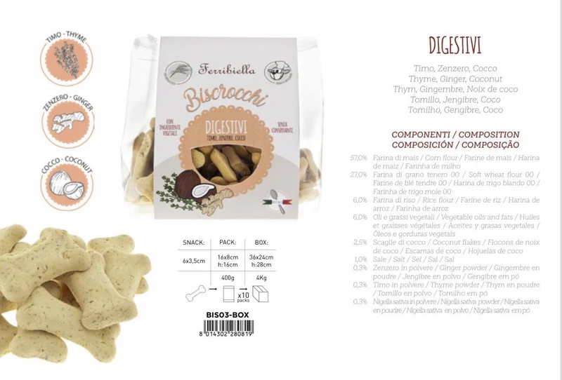 Ferribiella Biscuit spécial digestion
