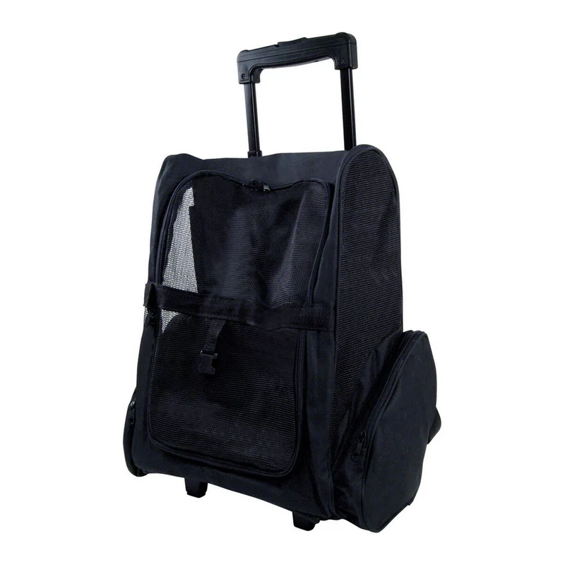 Sac à dos à roulettes pour chien et chat