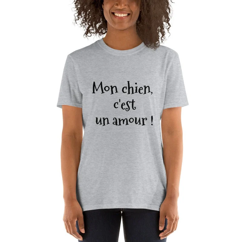T-shirt "Mon chien est un amour"
