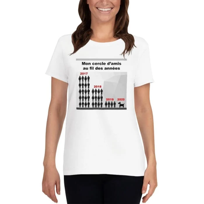 T-shirt à Manches Courtes "Mon cercle d'amis"