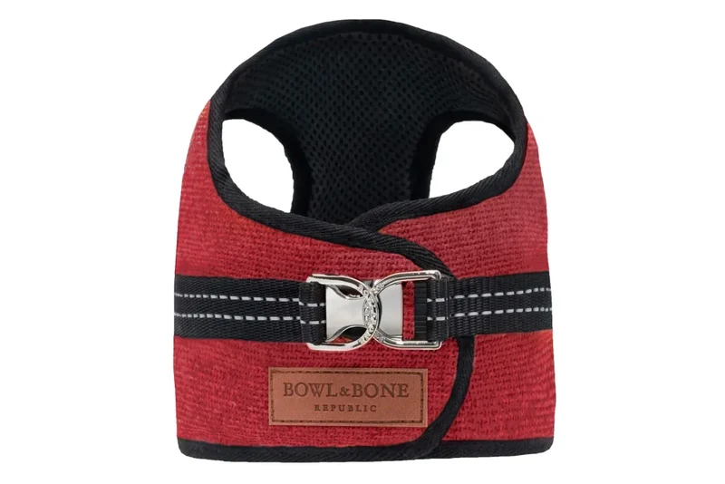Sellerie Teckel Harnais Bliss Rouge