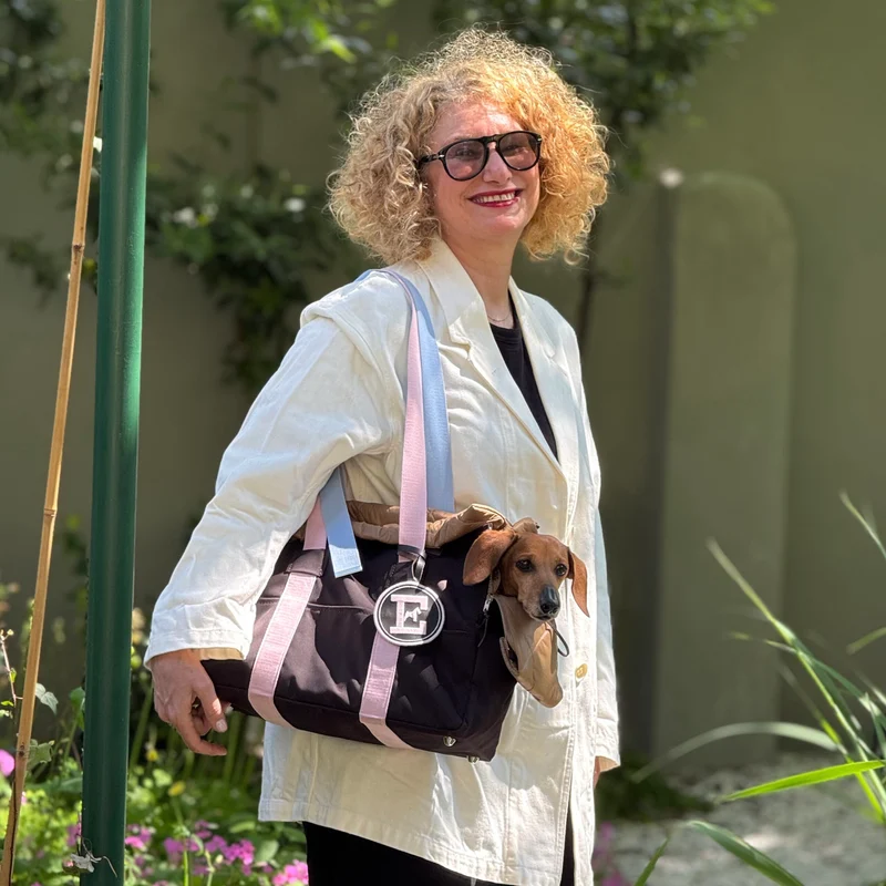 Sac de Voyage Teckel Chocolat Puppy Girl