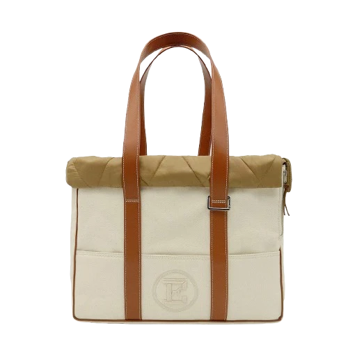 Sac de Voyage Teckel Canvas & Cuir Cognac