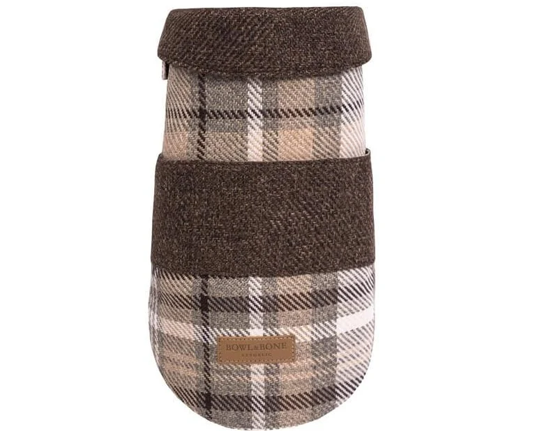 Vêtement Teckel Leaf Manteau Marron (sur mesure)